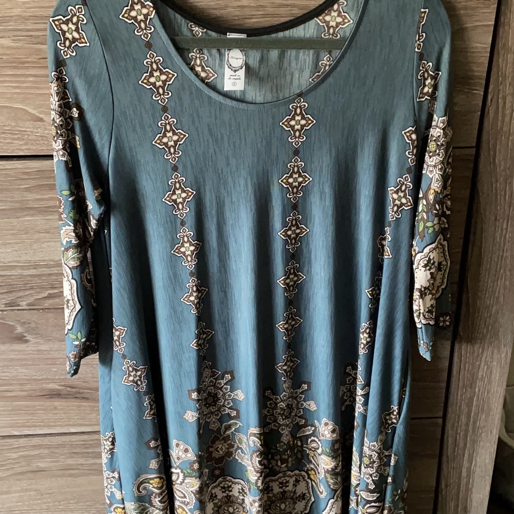 Vintage pattern dress